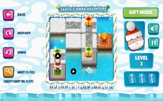 Er zijn wel 720 levels om doorheen te spelen en Santa te helpen!
