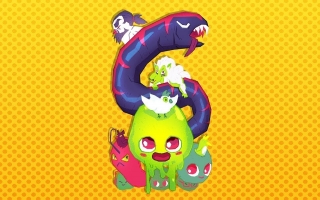 Slime-san: Superslime Edition: Afbeelding met speelbare characters