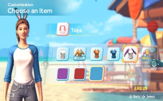 Je kan je eigen karakters maken in de "customization" optie op het hoofdmenu.