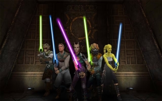 Star Wars Jedi Knight: Jedi Academy: Afbeelding met speelbare characters
