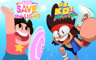 Steven Universe: Save The Light / OK K.O.! Let’s Play Heroes: Afbeelding met speelbare characters