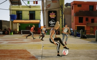 Street Power Football: Afbeelding met speelbare characters