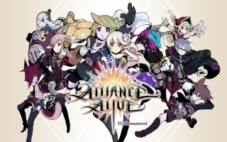 The Alliance Alive HD Remastered: Afbeelding met speelbare characters