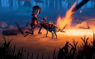 The Flame in the Flood: Afbeelding met speelbare characters