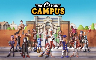 Two Point Campus: Afbeelding met speelbare characters